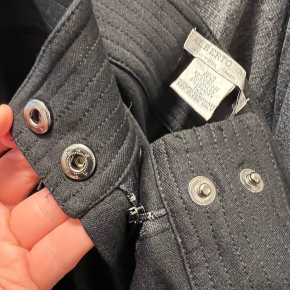 Alberto Makali Black Viscose Blend Skinny Stretch Legging Pants kk. - Picture 9 of 11